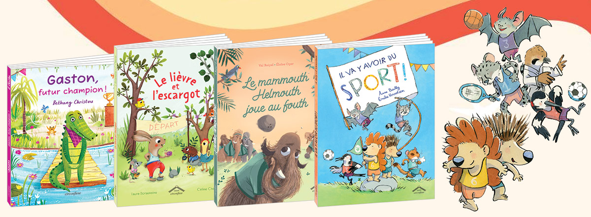 Sélection de livres pour enfant sur le sport